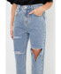 Фото #3 товара Women's Destroyed Mom Jeans