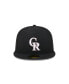 Фото #4 товара Men's Black Colorado Rockies 2024 Mother's Day On-Field 59FIFTY Fitted Hat