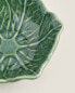 Фото #5 товара Leaf trim earthenware bowl