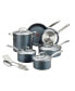 Фото #1 товара Platinum Aluminum 12 Piece Nonstick Cookware Set with Induction Base