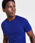 Фото #3 товара Men's 3-Pk. Slim-Fit Classic Cotton Crew Undershirts