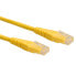 Фото #5 товара ROLINE UTP Patch Cord Cat.6 - yellow 0.3m - 0.3 m - Cat6 - U/UTP (UTP) - RJ-45 - RJ-45