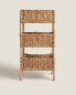 Rattan storage rack