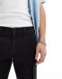 ONLY & SONS slim fit denim cargo short in washed black