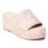 Фото #3 товара BEACH by Matisse Peony Platform Womens Pink Casual Sandals PEONY-690