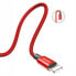 Фото #5 товара Kabel przewód w materiałowym oplocie USB - iPhone Lightning 1.8m - czerwony