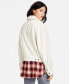 ფოტო #2 პროდუქტის Women's '90s Sherpa-Lined Corduroy Trucker Jacket