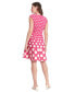 Фото #3 товара Petite Polka-Dot Fit & Flare Dress