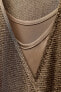 Фото #7 товара Платье из сетчатой ткани с блестящей нитью ZARA