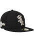 Фото #1 товара Men's Black Chicago White Sox Chrome Camo Undervisor 59FIFTY Fitted Hat