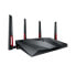 Фото #9 товара ASUS RT-AC88U - Wi-Fi 5 (802.11ac) - Dual-band (2.4 GHz / 5 GHz) - Ethernet LAN - 3G - Black - Red - Tabletop router