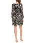 Фото #3 товара Taylor Grey & Black Leopard Print Dress Women's