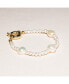ფოტო #2 პროდუქტის 18K Gold Plated Mixed Large & Small Freshwater Pearl - Kylie Bracelet 8" For Women