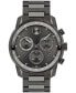 ფოტო #1 პროდუქტის Men's Bold Verso Gunmetal Ionic Plated Steel Bracelet Watch 44mm