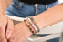 Silver beaded bracelet Labradorite Shield RR-6S005-S