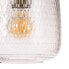 Ceiling Light Crystal Metal 18 x 18 x 27 cm