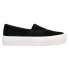 Фото #1 товара TOMS Fenix Slip On Platform Womens Black Sneakers Casual Shoes 10020159T-001