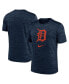 Фото #4 товара Men's Navy Detroit Tigers Logo Velocity Performance T-shirt