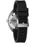 ფოტო #3 პროდუქტის Men's Automatic Oceanographer GMT Black Polyurethane Strap Watch 41mm