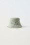 Фото #3 товара Denim bucket hat with label
