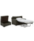 Фото #3 товара Radley 54" Fabric Chair Bed & 36" Storage Ottoman, Created for Macy's