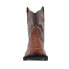 Фото #5 товара Roper Chunk Rider Ostrich Embroidery Round Toe Cowboy Womens Brown Casual Boots