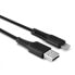 Фото #6 товара Lindy 1m USB to Lightning Cable black - 1 m - Lightning - USB A - Black - Straight - Straight