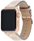 Фото #2 товара Ремешок для часов Coach sand Canvas Strap 38/40/41mm Apple Watch Band