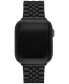 Фото #2 товара Unisex Black Stainless Steel Band for Apple Watch, 38mm, 40mm, 41mm and 42mm, 44mm, 45mm, 49mm