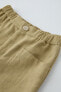 Ramie blend trousers with pockets