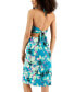 Фото #2 товара Women's Halter Twist-Front Dress Cover-Up, Created for Macy's