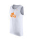 Men's White Tennessee Volunteers Vintage-like Logo Performance Tank Top