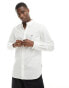 Фото #1 товара French Connection long sleeve oxford shirt in white