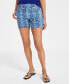 Фото #1 товара Women's Printed Pull-On Shorts, Created for Macy's