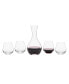 Набор стеклянных сосудов для напитков LENOX Lenox tuscany Classics 5-Piece Decanter Glass Set Clear and No Color, Carafe - фото #1