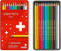 Фото #3 товара Цветные карандаши Caran d`Arche Swisscolor Aquarelle, с эффектом акварели, гексагональные, 12 шт., mix цветов.