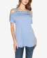 Фото #1 товара Women's Cold-Shoulder Top