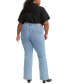 Фото #5 товара Trendy Plus Size 315 Mid-Rise Shaping Bootcut Jeans