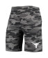 ფოტო #3 პროდუქტის Men's Charcoal, Gray Texas Longhorns Camo Backup Terry Jam Lounge Shorts