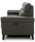 Фото #5 товара CLOSEOUT! Jazlo 3-Pc. Leather Sectional with 2 Power Recliners, Created for Macy's