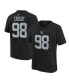 ფოტო #1 პროდუქტის Youth Maxx Crosby Black Las Vegas Raiders Player Name and Number T-shirt