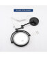 Фото #5 товара 8 Inch LED Wall Mount Two-Sided Magnifying Makeup Vanity Mirror 12 Inch Extension 1X/3X