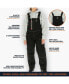 Фото #4 товара Plus Size Insulated Softshell Bib Overalls with Reflective Piping