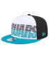 Фото #2 товара Men's White/Teal Jacksonville Jaguars Throwback Space 9fifty Snapback Hat