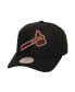 ფოტო #1 პროდუქტის Men's Black Atlanta Braves Neon Logo Pro Crown Adjustable Hat