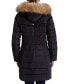 Фото #2 товара Women's Petite Faux-Fur-Trim Hooded Puffer Coat, Created for Macy's