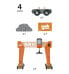 BRIO Gantry Crane - Gantry crane - 3 yr(s) - Brown - Orange