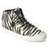 Фото #2 товара Sperry Rebecca Minkoff X Zebra High Top Womens Black, Off White Sneakers Casual