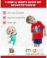 ფოტო #6 პროდუქტის Toddler Boys JJ Cody T-Shirt and Mesh Shorts Outfit Set to