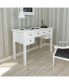 Фото #2 товара White Writing Desk with 5 Drawers